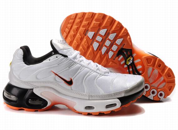 New Men'S Nike Air Max Tn White/Black